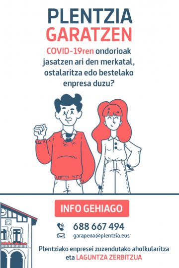 ITXASLEHOR ZERBITZU TURISTIKOAK PLENTZIAKO UDALARI BERE ENPRESAL AHOLKATZEKO LAGUNTZEN DU header image