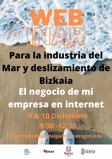 WEBINAR FORMATIVO SOBRE SURF E INTERNET PARA LA INDUSTRIA DE BIZKAIA header image