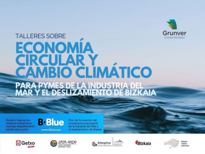 Talleres sobre economía circular y cambio climático para Pymes de la Industria del Mar y el Deslizamiento Bizkaia header image